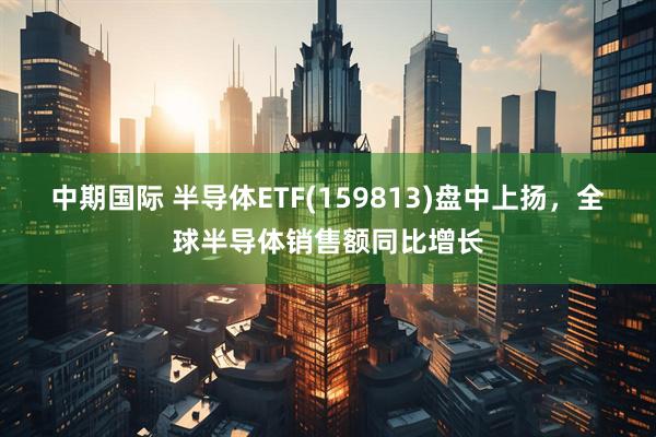 中期国际 半导体ETF(159813)盘中上扬，全球半导体销售额同比增长